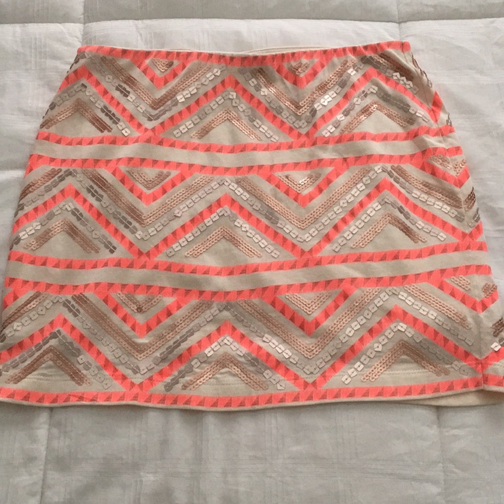 Express sequin bodycon skirt